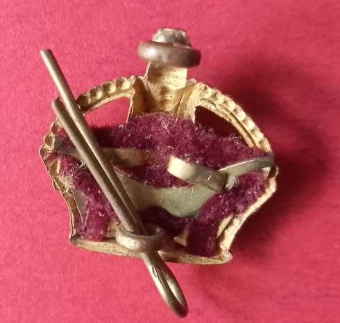 WW1 BRITISH ARMY OFFICERS INSIGNIA CROWN PIP RANK OF MAJOR