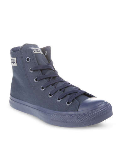 levi's Dunk Pitch Hi Sneakers:  Navy : available uk/sa size 6, 7, 8 or 9