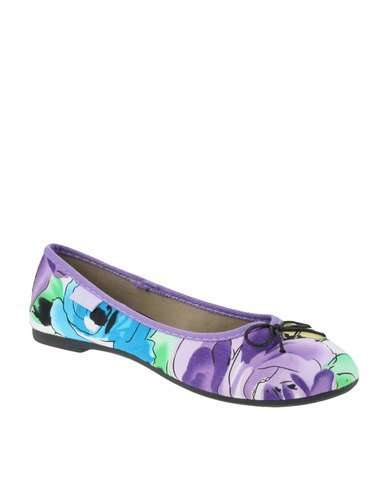 SOVIET TIFFANY BALLERINA PUMPS PURPLE :  UK /SA size  4. Adult /youth size