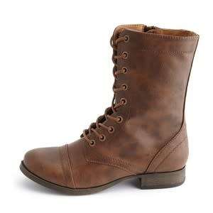Charlotte Russe Ladies Distressed Lace-up Combat Boots : uk/sa size 7