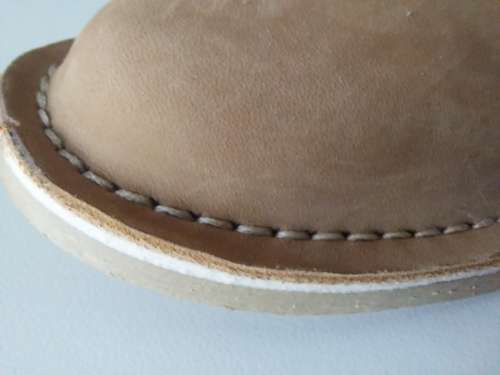 Genuine Leather Tan Nubuck African Desert Vellie. Size 8