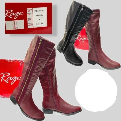 Rage  Maroon  Boot available in SA size 7 and 8.