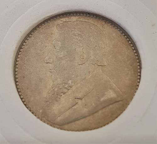ZAR KRUGER 1896 SIXPENCE 6D