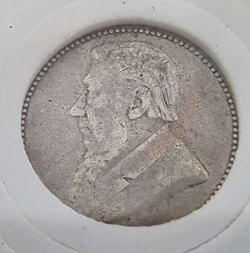 ZAR KRUGER 1896 SIXPENCE 6D LOVELY COLOUR
