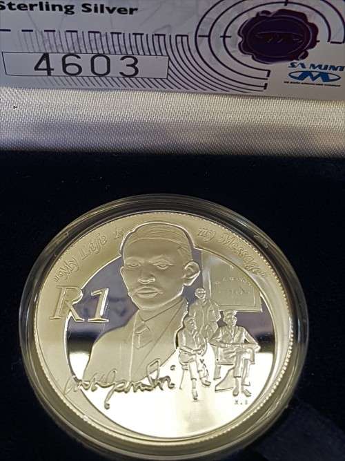 2018 PROTEA GHANDI PROOF IN BOX WITH COA NR4603