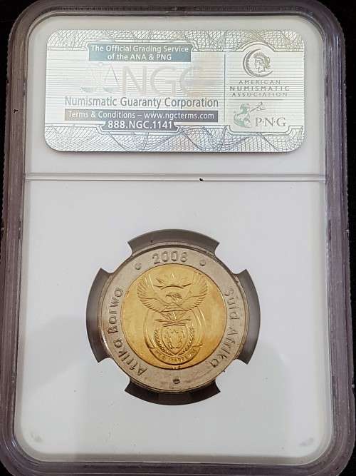 2008 MANDELA BIRTHDAY MS67 NGC GRADED