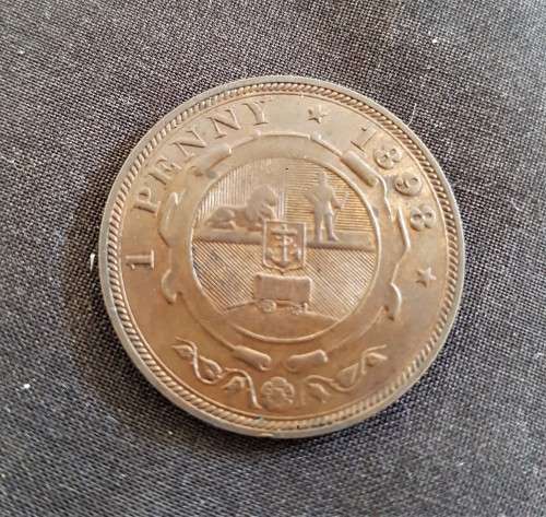 ZAR KRUGER 1898 PENNY IN BEAUTIFUL CONDITION