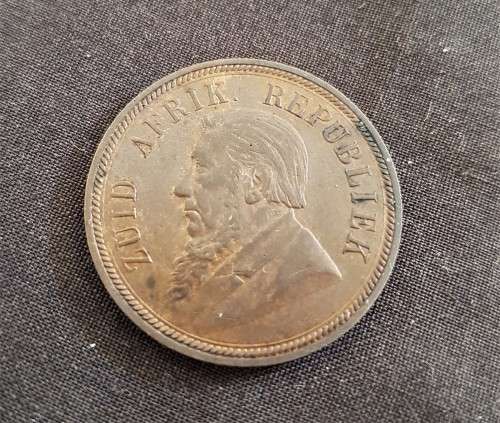 ZAR KRUGER 1898 PENNY IN BEAUTIFUL CONDITION