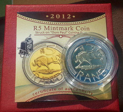 2012 R5 OOM PAUL COIN WORLD MINTMARK CW