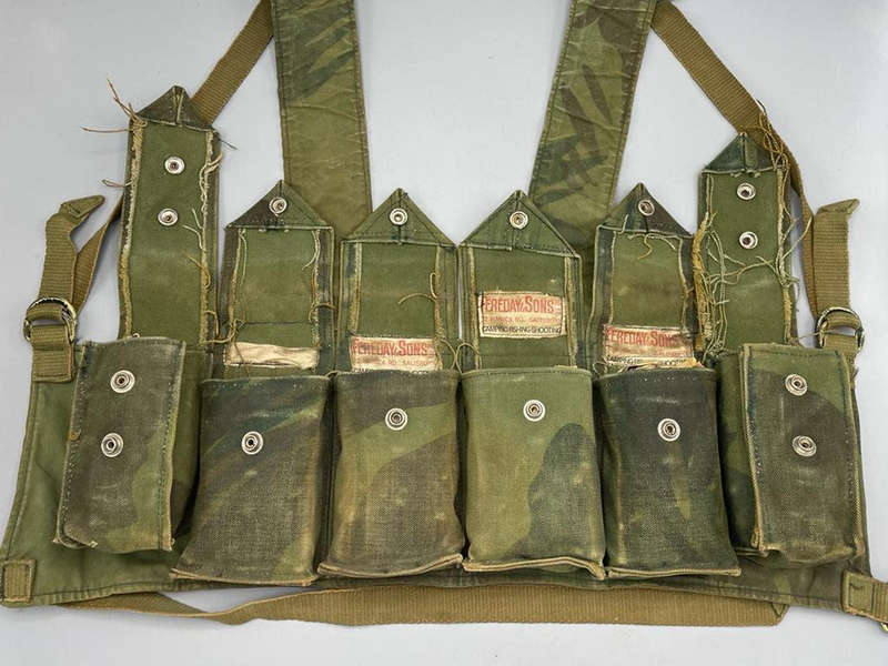 Rhodesian Fereday and Sons Camo Chest Rig. Named!
