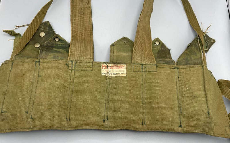 Rhodesian Fereday and Sons Camo Chest Rig. Named!