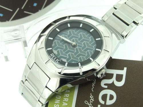 *BRAND NEW & GENIUNE - MENS RELIC FOSSIL WATCH/STAINLESS STEEL & ANIMATED DISPLAY