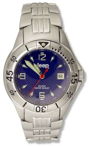 *BRAND NEW & GENIUNE* JEEP GENTS 50m WATER RESISTANT WITH DATE WATCH