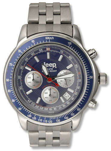 BRAND NEW & GENIUNE JEEP MENS CHRONOGRAPH - WATER RESISTANT WATCH