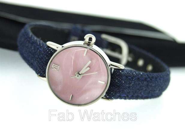 Brand New Ladies Beautiful Quartz Watch with Denim Strap