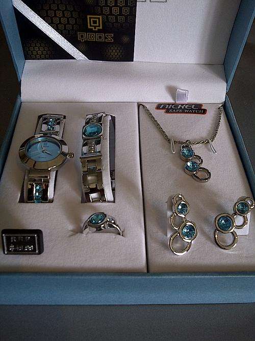 **BRAND NEW** LADIES WATCH GIFT SET (BLUE) - MOTHERS DAY GIFT