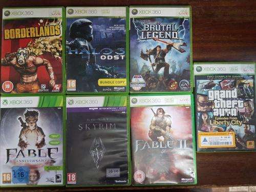 Xbox 360 Console 250GB + 7 Games