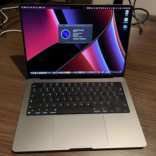 Apple MacBook Pro 14-inch with Apple M1 Pro chip 512GB SSD / 16GB RAM and 2 Year Warrenty