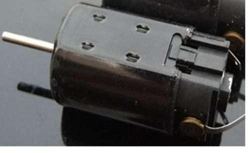 DC motor, 5 Pole 12V skew wound single shaft motor for model trains, boats etc.