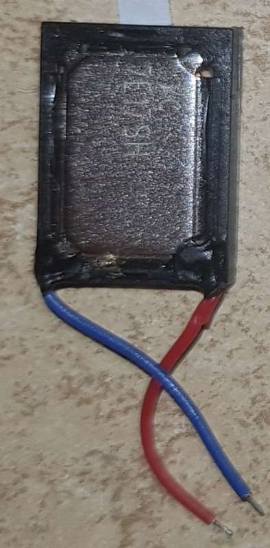 Speaker [Sugar Cube][15x11x3.5mm] For DCC Sound Decoder 8 Ohm 1 Watt