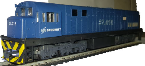 Frateschi HO Scale Class 37-016 Spoornet Dummy Diesel Locomotive - Boxed