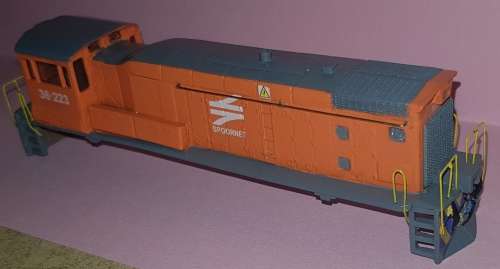 SPOORNET HO Class 36-200 GM-EMD Painted Diesel Locomotive Shell With LED Head Lights