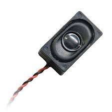 Digitrax SP26158B Rectangular 26.5mm x 15.5mm x 9mm 8 Ohm Box Speaker with enclosure and wires