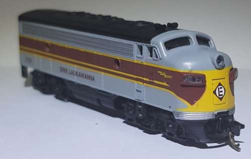 Bachmann Plus N Scale #7131 Erie Lackawanna F7A Diesel Locomotive - Original Box