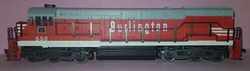 HO RIVAROSSI U25C DIESEL LOCOMOTIVE BURLINGTON #550