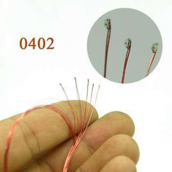 0402 Red SMD Pre-soldered micro LED leads
