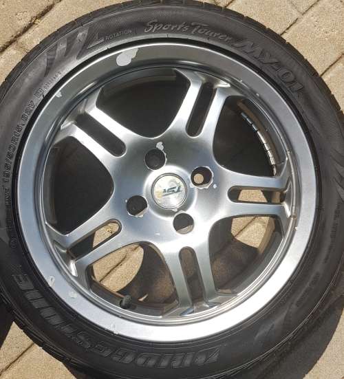 TSR Alloy Wheels with Bridgestone 195/50 R15  tyres