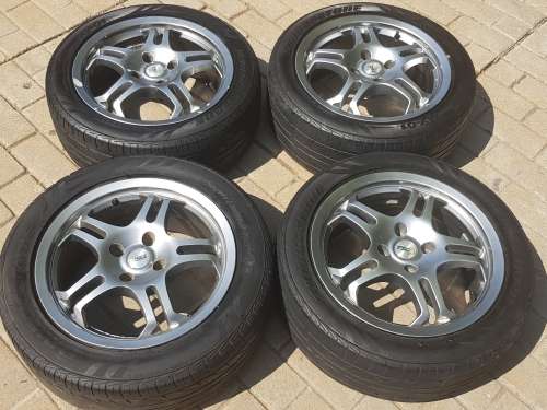 TSR Alloy Wheels with Bridgestone 195/50 R15  tyres