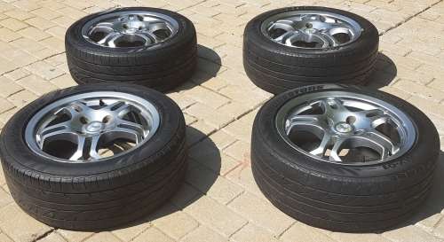 TSR Alloy Wheels with Bridgestone 195/50 R15  tyres