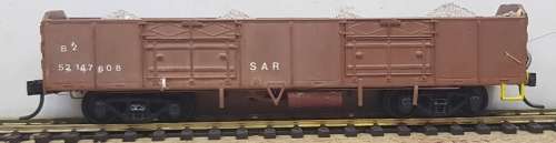 SAR HO B-2 Wagon With Stone Load - Kadee Couplers - Runs on 12mm Track