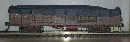SAR HO B-2 Wagon With Tarpaulin Cover - Kadee Couplers - Runs on 12mm Track