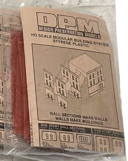 HO Design Preservation Models Two Story Rectangular Two Window-HI #301-39 Kit