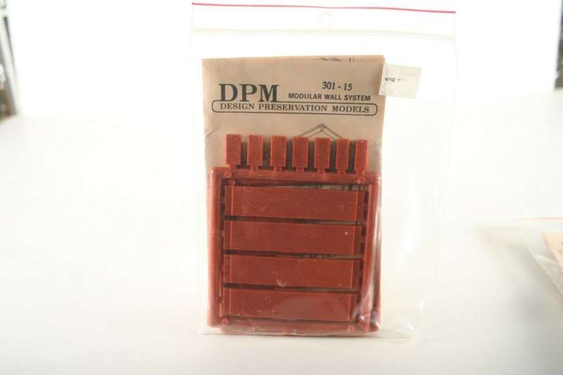 HO Design Preservation Models Scale Modular Wall System #301-15 Kit