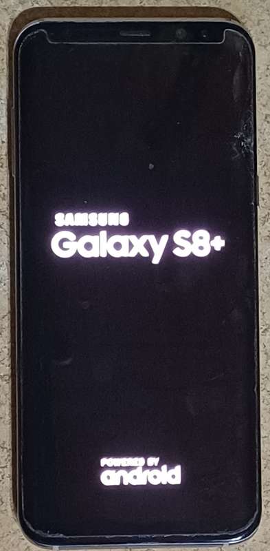 Samsung Galaxy S8 Plus with wireless charger in original box