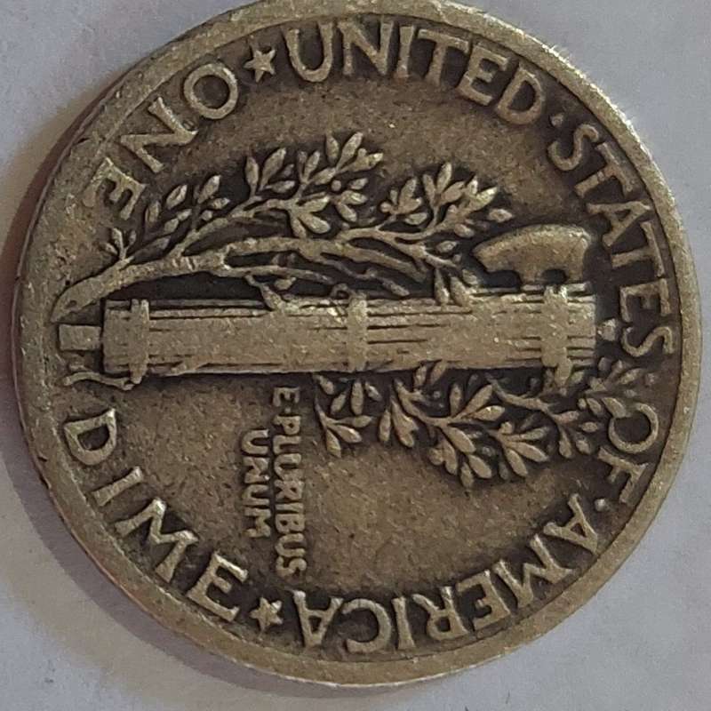 1936 US Mercury Dime 90% Silver
