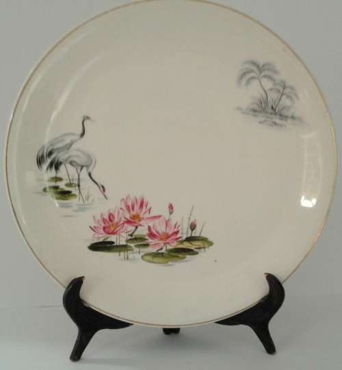 Alfred Meakin Plate Lotus Island Design