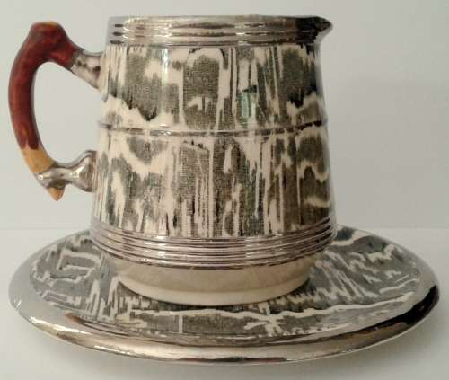 Vintage Arthur Wood SILVER SHIELD Mug and plate