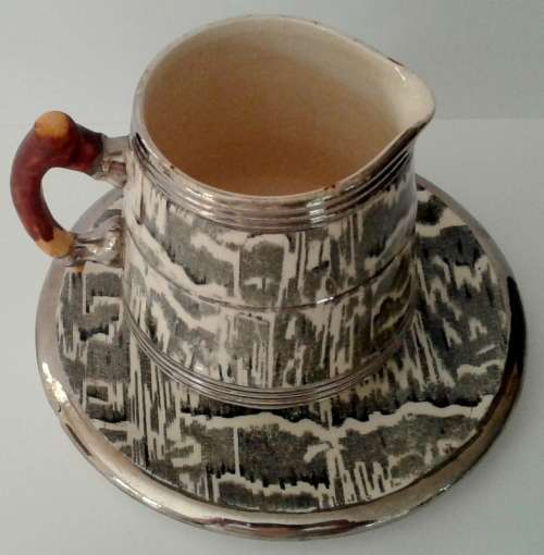 Vintage Arthur Wood SILVER SHIELD Mug and plate