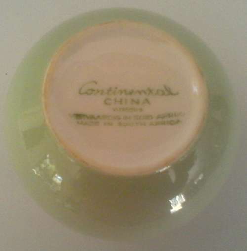 Vintage Pastel Green Continental Sugar Basin