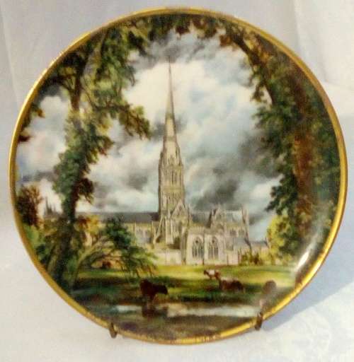 The Heritage Collection - Huguenot Royal - John Constable 1776 1837 SALISBURY CATHEDRAL Plate