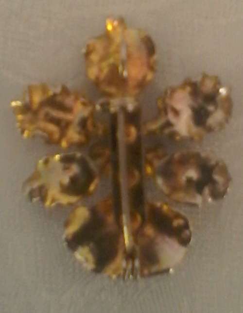 Two Vintage Brooch and pendant combination - Orchids