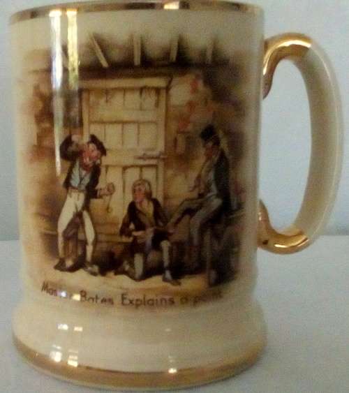 Arthur Woods Mug with Dickens Scenes