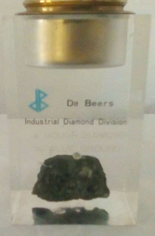 De Beers / Vintage / Industrial Diamond Division Lighter A Rough Diamond in Blue Ground