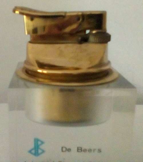 De Beers / Vintage / Industrial Diamond Division Lighter A Rough Diamond in Blue Ground
