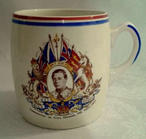 1937 Coronation Mug of King Edward VIII