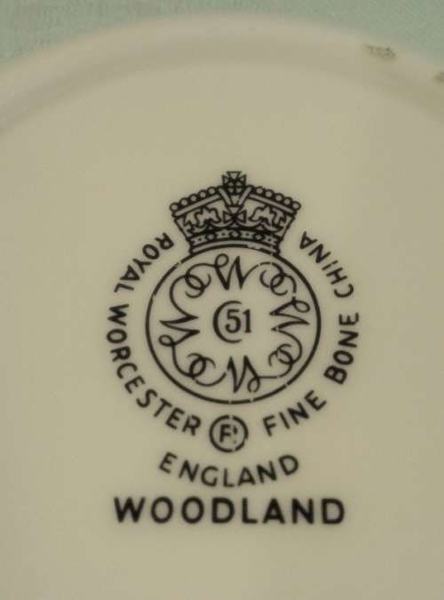 Lovely Royal Worcester Fine Bone China pin plate